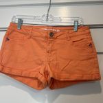 Mossimo Supply Co. Orange cuffed Jean Shorts Casual Style size 9. Photo 1