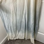 Lulus NWOT women’s peachy orange gray cream flowy halter tied maxi dress XS Photo 7