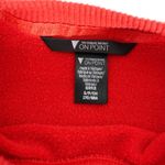 Victoria's Secret |  | Red Stretch Fleece Crewneck Pullover Crop Sweater Photo 4