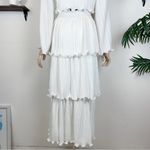 Elliatt  Romanesque Midi Skirt in Ivory Size Small NWT Photo 9