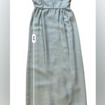 Elegant Evening Pin Up Retro Vintage Dress Light Blue Size Small Photo 11