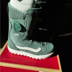 Vans Duck Green Snowboard Boots with White Accents Photo 2
