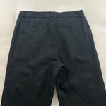 Banana Republic  Black Linen Blend High Rise Relaxed Leg Trouser Pant 14 Photo 6