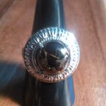 Matrix Silver Shungite Stainless Steel Ring (Size 8) Photo 10