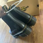 Dr. Martens Audrick Chelsea black leather platform boots booties shoes new Photo 3