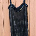 Black fringe & sequin flapper dress Size undefined Photo 0