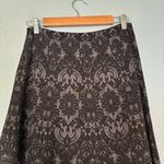 Tahari  Women's Grey Lace Print A Line Knee Length‎ Skirt Size 2 Business Office Photo 8
