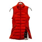 Lululemon NEW Down For It All Vest Orange Primaloft Insulation Womens Size 0 Photo 1