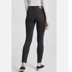 Madewell NWT  9 Inch High Rise Skinny Jeans Black Distressed Size 26 tall Photo 1