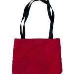U of L Louisville Cardinals Quilted Tote Bag Red Black Shoulder Strap Photo 1
