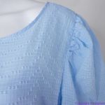 Eloquii NEW  Baby Blue Textured Cotton‎ Easy Day Dress, size 16 Photo 10