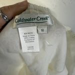 Coldwater Creek Vintage White Cotton Eyelet Tiered Midi Skirt Size 16 Cottage Photo 6