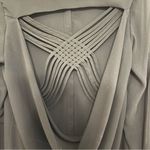 Naked Zebra Black Button Down with Crisscross Back Photo 5