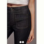 Maeve Anthropologie  Cuffed Crop High-Rise Straight-Leg Jeans Photo 2