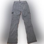 American Eagle Classic Bootcut Gray Drawstring Canvas Cargo Pants 2 Photo 4