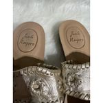 Jack Rogers  Sandals Size 11M Gold Leather Thong Flat Summer Shoes Photo 2
