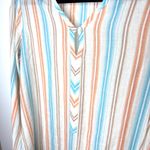 Sundance Long‎ Sleeve Striped Cotton V Photo 1