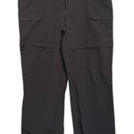 The North Face The‎  Womens Convertible Hiking Pants Gray Outdoor Cargo 14 Long Photo 0