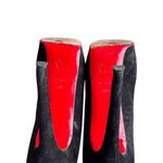 Christian Louboutin - Bianca 140 Black Suede Platform Pumps Sz 40.5 Photo 9