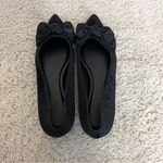 Old Navy Black Velvet Bow Loafers Photo 6