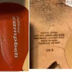 Jeffrey Campbell ORANGE RAFFIA AND LEATHER SLIDE FLATS (8) Photo 10