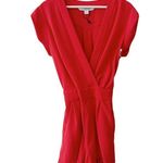Diane Von Furstenberg  Tie-Waist Surplice Romper Sz 10 Photo 0