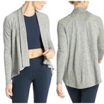 Athleta  Gray Drape Front nirvana wrap Long Sleeve Cardigan Wear two ways Photo 0