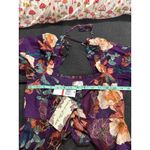 Band of the Free Floriane Boho Floral Long Sleeve Crop Blouse Size XS Photo 5