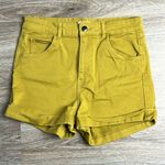 H & M Mustard Yellow Women's Shorts Size 10 Photo 2