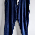 Nautica  Size L Dark Blue Joggers with Striped Waistband Photo 0
