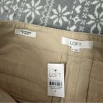 Loft NWT  Monroe 6" Chino Shorts In‎ Cream Size 6 Photo 6