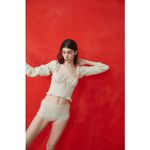 NWT Tach Clothing Bella Wool Sweater Top in Cream Sz Medium $198 Photo 3