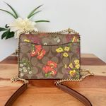 Coach NWT Mini Klare Crossbody In Signature Canvas With Floral Print Photo 3