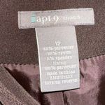 Apt. 9  Stretch Brown Pencil Skirt Photo 2
