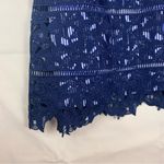 Vineyard Vines size 4 small Kentucky derby Blue lace overlay stripe dress sleeve Photo 9