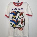 San Blas Islands Panama Hummingbird Appliqué Travel T Photo 0