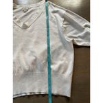 A New Day Sweater Cream Size Medium V Neck Knit Top Fine Gauge Pullover Target Photo 9