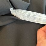 ZARA  Black Mini Dress Shift Shoulder Pads Size Medium Boxy Fit Office Minimalist Photo 4