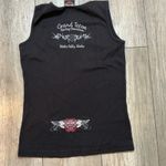 Harley Davidson Tank Top Grand Teton Idaho Falls Roses Wings Graphic Sz M Black Size M Photo 4