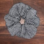 Etsy New Houndstooth Flannel Jumbo/XL Scrunchie Photo 1