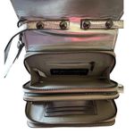 Sondra Roberts SQUARED Super cute silver metallic look crossbody bag Photo 7