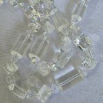 Vintage Artisan Crystal Glass Bead Necklace and Earrings Set Photo 3