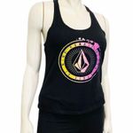 Volcom  Black Twisted Racer Back Tank Top Photo 2