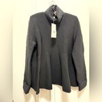 Cinq à Sept NEW Cinq A Sept Essonne Long Sleeve Turtleneck Pullover Black Women’s Size Large Photo 3