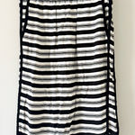 Loft Pencil Skirt in Black White Gray Stripe Size XXS Photo 0