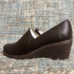 Hush Puppies  Women's Fraulein Mariya Heeled Loafer in Dark Brown Shield Leather Photo 3