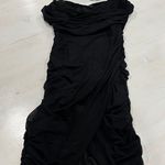 Privy  Ruched Bodycon Dress Sleeveless‎ Cocktail Party Dress Black Large Photo 0