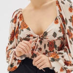 Urban Outfitters  Old Soul Smocked Top Women’s Sz Medium Photo 0