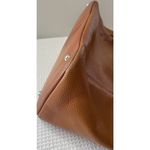 Heshe Women’s Genuine Cognac Cowhide Leather Large Purse READ Photo 10