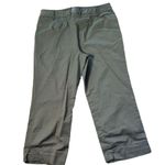 Ann Taylor  LOFT Olive Green Cropped Casual Pants Size 12 Photo 2